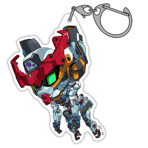GQuuuuuuX Acrylic Tsumamare Keychain - Mobile Suit Gundam GQuuuuuuX - Authentic Japanese COSPA Keychain 