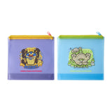 Graveler, Spheal, Cofagrigus, Pincurchin Set of 2 Clear Pouches Munching Watching! - Authentic Japanese Pokémon Center Pouch Bag 