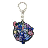 Greninja Glitter Keychain Paper-cutting Series - Authentic Japanese Pokémon Center Keychain 