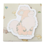 Growlithe Die Cut Sticky Notes - My Little Bestie - Authentic Japanese Pokémon Center Office Accessory (plastic) 