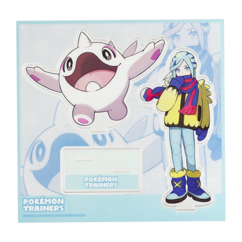 Grusha & Cetoddle Acrylic Stand - POKÉMON TRAINERS - Authentic Japanese Pokémon Center Acrylic Stand 