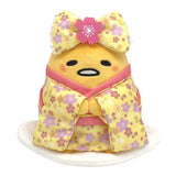 Gudetama Plush (S) Cheery Blossom Kimono - Sanrio Characters - Authentic Japanese Nakajima Corporation Plush 