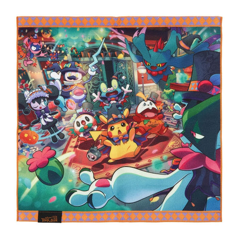 Guest Hand Towel - Halloween Trick or trick - Authentic Japanese Pokémon Center Towel (cotton) 