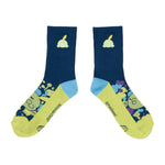 Gulpin Middle Socks (23-25cm) - Moudoku Kiken - Authentic Japanese Pokémon Center Socks 