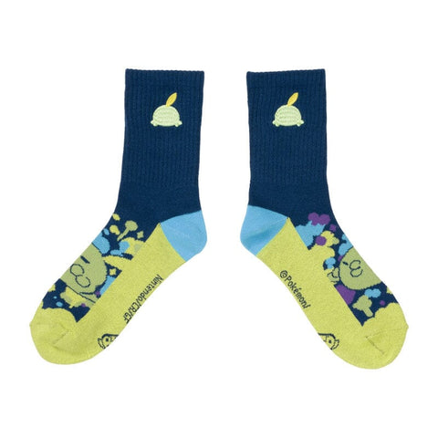 Gulpin Middle Socks (23-25cm) - Moudoku Kiken - Authentic Japanese Pokémon Center Socks 
