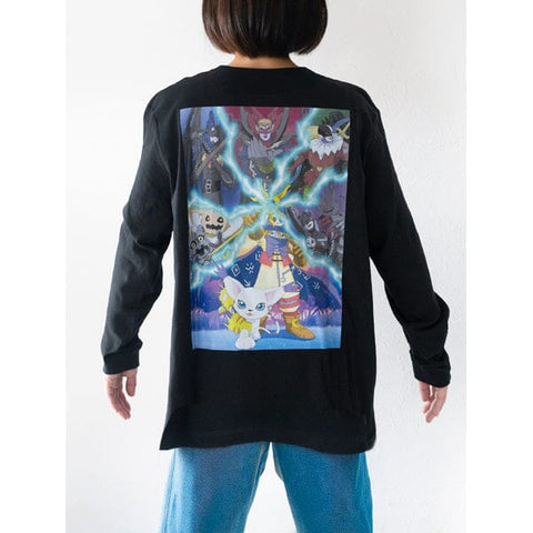 Halloween Long Sleeve T-Shirt - Digimon Adventure - Authentic Japanese TOEI ANIMATION T-shirt (cotton) 