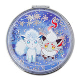 Hand Mirror - Snowy Gathering - Authentic Japanese Pokémon Center Mirror 