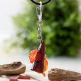 Hanging Calcifer Keychain - Howl's Moving Castle - Authentic Japanese Benelic Keychain 