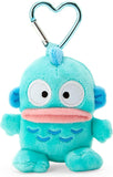 Hangyodon Mini Mascot Plush With Heart Key Ring - Sanrio Characters - Authentic Japanese Sanrio Mascot Plush Keychain 