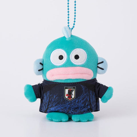 Hangyodon Munyugurumi Mascot Japan National Football Team Ver. - Sanrio Characters - Authentic Japanese KThingS Mascot Plush Keychain 