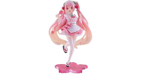 Hatsune Miku Coreful Figure ~ Sakura Miku Japanese-Style Cafe ver. ~ - Authentic Japanese TAITO Figure 