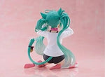 Hatsune Miku Desktop Cute Figure Nekomimi ver. - Authentic Japanese TAITO Figure 