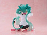 Hatsune Miku Desktop Cute Figure Nekomimi ver. - Authentic Japanese TAITO Figure 