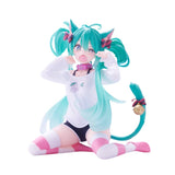 Hatsune Miku Desktop Cute Figure Nekomimi ver. - Authentic Japanese TAITO Figure 