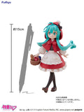 Hatsune Miku DeskTop Fairy Figure Little Red Riding Hood ver. - VOCALOID Series - Authentic Japanese FuRyu Figure 