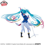 Hatsune Miku Figure BANPRESTO EVOLVE-GUNDAM Collaboration - Gundam 45th x Hatsune Miku - Authentic Japanese Bandai Namco Figure 