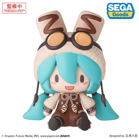 Hatsune Miku Figure Series FuwaPuchi Deformed Marshmallow Hot Cocoa - Authentic Japanese SEGA Figure 