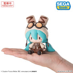 Hatsune Miku Figure Series FuwaPuchi Deformed Marshmallow Hot Cocoa - Authentic Japanese SEGA Figure 