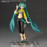 Hatsune Miku (Fit Boxing Ver.) Revoltech Amazing Yamaguchi Figure - VOCALOID Series - Authentic Japanese KAIYODO Figure 