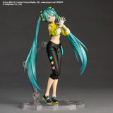 Hatsune Miku (Fit Boxing Ver.) Revoltech Amazing Yamaguchi Figure - VOCALOID Series - Authentic Japanese KAIYODO Figure 