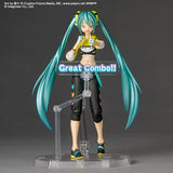 Hatsune Miku (Fit Boxing Ver.) Revoltech Amazing Yamaguchi Figure - VOCALOID Series - Authentic Japanese KAIYODO Figure 