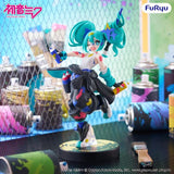 Hatsune Miku Muchute Figure "Paint Girl" (Another Color Ver.) - Character Vocal Series 01: Hatsune Miku - Authentic Japanese FuRyu Figure 