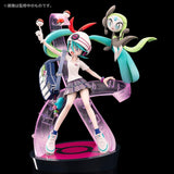 Hatsune Miku (Psychic) & Meloetta Figure PokéMiku 18 Harmony Stage - Authentic Japanese Pokémon Center Figure 