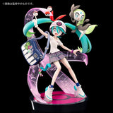 Hatsune Miku (Psychic) & Meloetta Figure PokéMiku 18 Harmony Stage - Authentic Japanese Pokémon Center Figure 