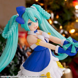 Hatsune Miku (Sapphire Christmas Ver.) High Premium Figure - Character Vocal Series 01: Hatsune Miku - Authentic Japanese SEGA Figure 