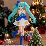 Hatsune Miku (Sapphire Christmas Ver.) High Premium Figure - Character Vocal Series 01: Hatsune Miku - Authentic Japanese SEGA Figure 