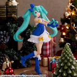 Hatsune Miku (Sapphire Christmas Ver.) High Premium Figure - Character Vocal Series 01: Hatsune Miku - Authentic Japanese SEGA Figure 