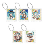 Hatsune Miku Trading Acrylic Keychain Nendoroid #100 Commemorative Exhibition (5Pcs/BOX) - Authentic Japanese Caravan Keychain 
