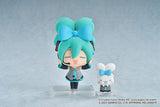 Hatsune Miku x Cinnamoroll Chibi Figure - Hatsune Miku x Sanrio Characters - Authentic Japanese Good Smile Company Figure 