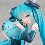 Hatsune Miku x Gundam 00 Figure - Hatsune Miku x Lucrea Mobile Suit Gundam 45th Anniversary - Authentic Japanese MegaHouse Figure 