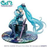 Hatsune Miku x Gundam 00 Figure - Hatsune Miku x Lucrea Mobile Suit Gundam 45th Anniversary - Authentic Japanese MegaHouse Figure 