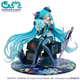Hatsune Miku x Gundam 00 Figure - Hatsune Miku x Lucrea Mobile Suit Gundam 45th Anniversary - Authentic Japanese MegaHouse Figure 