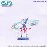 Hatsune Miku x Gundam Acrylic Stand Standard Size - Gundam x Hatsune Miku - Authentic Japanese Bandai Namco Acrylic Stand 