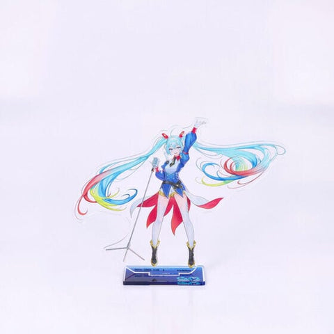Hatsune Miku x Gundam Acrylic Stand Standard Size - Gundam x Hatsune Miku - Authentic Japanese Bandai Namco Acrylic Stand 