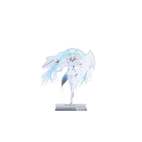 Hatsune Miku x Wing Gundam Zero EW Acrylic Stand Standard Size - Gundam 45th Anniversary x Hatsune Miku - Authentic Japanese Bandai Namco Acrylic Stand 