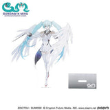 Hatsune Miku x Wing Gundam Zero EW Big Acrylic Stand - Gundam 45th Anniversary x Hatsune Miku - Authentic Japanese Bandai Namco Acrylic Stand 