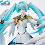 Hatsune Miku x Wing Gundam Zero EW Figure - Hatsune Miku x Lucrea Mobile Suit Gundam 45th Anniversary - Authentic Japanese MegaHouse Figure 