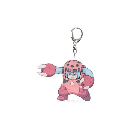 Hatsune Miku x Z'Gok (Char Exclusive) Acrylic Keychain - Gundam 45th Anniversary x Hatsune Miku - Authentic Japanese Bandai Namco Keychain 