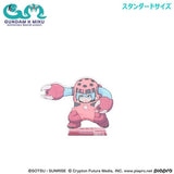 Hatsune Miku x Z'Gok (Char Exclusive) Acrylic Stand Standard Size - Gundam 45th Anniversary x Hatsune Miku - Authentic Japanese Bandai Namco Keychain 