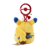 Heart Pikachu Mascot Plush PIKACHU DINER - Authentic Japanese Pokémon Center Mascot Plush Keychain 