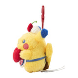 Heart Pikachu Mascot Plush PIKACHU DINER - Authentic Japanese Pokémon Center Mascot Plush Keychain 