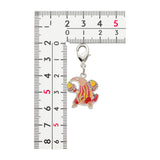 Heatmor - National Pokédex Metal Charm Keychain #631 - Authentic Japanese Pokémon Center Keychain 