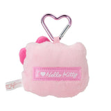Hello Kitty Face Mascot Plush I Love Hello Kitty (Pink) - Sanrio Characters - Authentic Japanese Sanrio Mascot Plush Keychain 