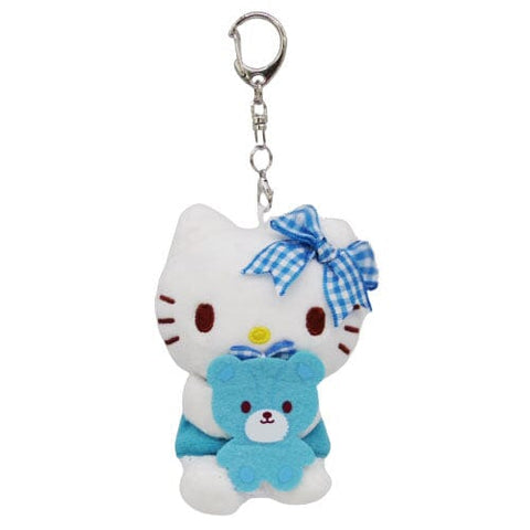 Hello Kitty Mascot Plush Favorite Color (Blue) - Sanrio Characters - Authentic Japanese Nakajima Corporation Mascot Plush Keychain 