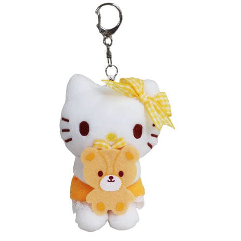 Hello Kitty Mascot Plush Favorite Color (Yellow) - Sanrio Characters - Authentic Japanese Nakajima Corporation Mascot Plush Keychain 