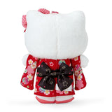 Hello Kitty Mascot Plush Keychain (Kimono) - Sanrio Characters - Authentic Japanese Sanrio Mascot Plush Keychain 